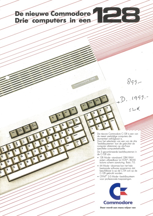 Commodore 128 (Dutch)